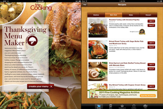 Get CHOW Thanksgiving Dinner Coach iPad